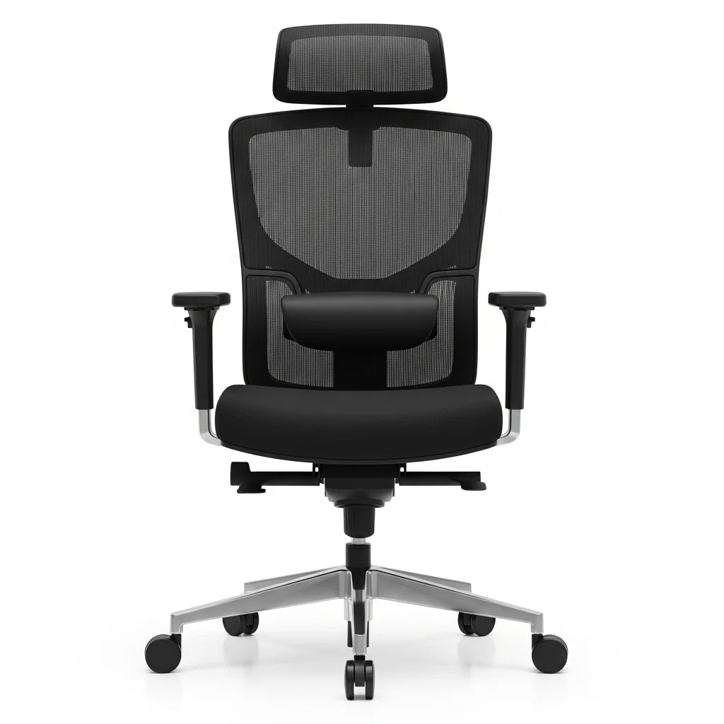 Dexvio Ergonomic High Back Office Chair with Adjustable Lumbar Support