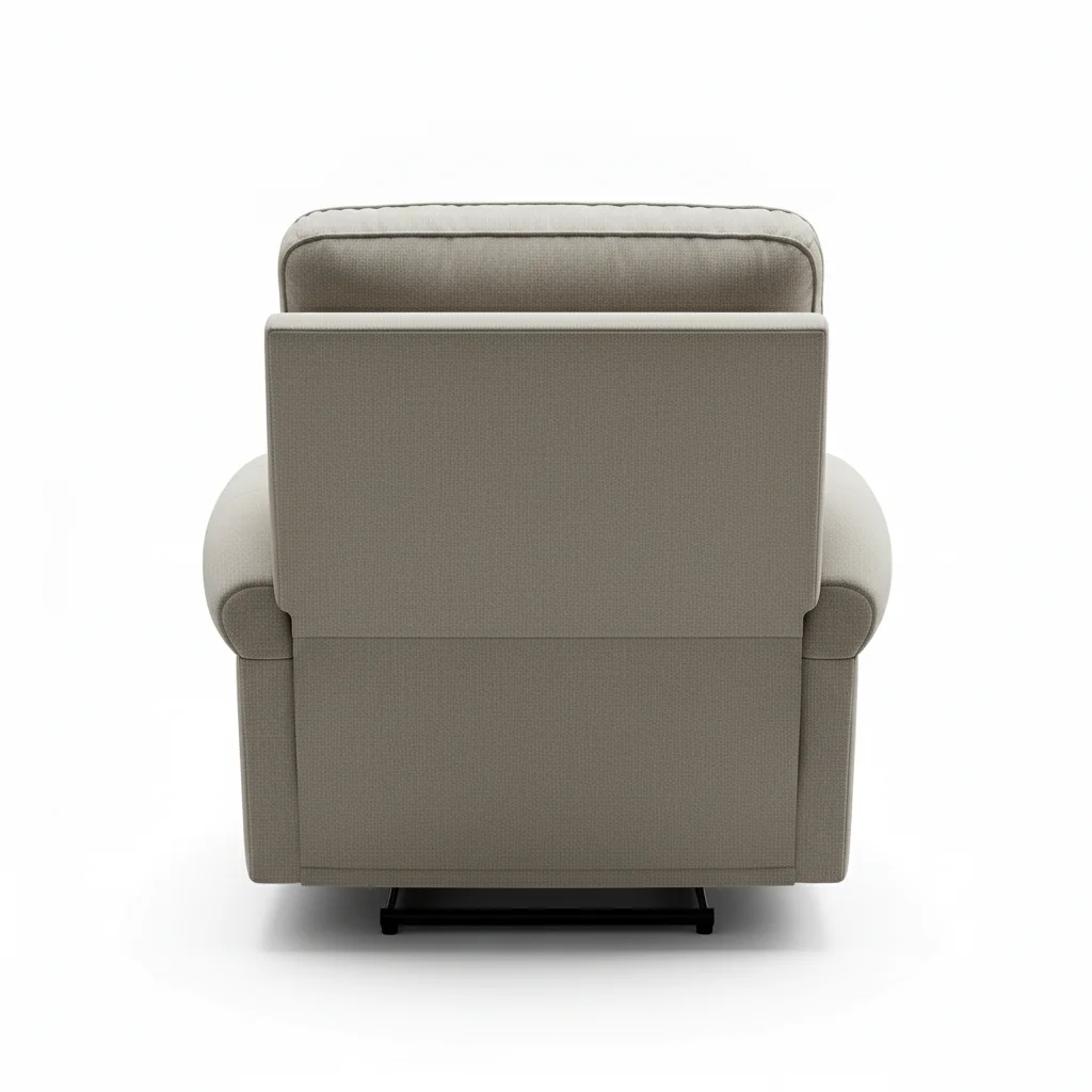 Dexvio Traditional Manual Recliner Chair, Push-Back Living Room Armchair - Image 2